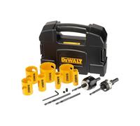 Coffret de 11 pièces pour scies-cloches bi-métal DEWALT DT90355-QZ Ø19, 22, 29, 38, 44, 51, 57mm