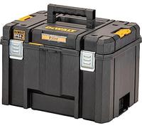 DeWalt Coffret TSTAK DWST83346-1 Grande contenance IP54 Tag Tool Connect 30 kg Noir/Jaune