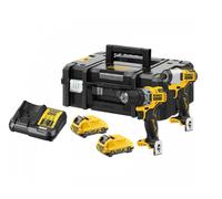 DeWALT Combo ensemble d'outils à batterie 12V DCK2110L2T