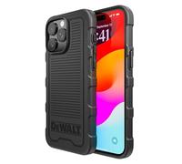 DEWALT Coque magnétique puissante pour iPhone 15 Pro Max, Compatible avec MagSafe, résistante aux Chutes, aux Chocs, Compatible avec Mag Safe, résistant aux Chocs, pour iPhone 15 ProMax, Noir Mat