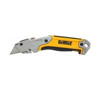 DEWALT Couteau de travail DEWALT à lame rétractable, chargeur de lames intégré, boîtier en métal moulé sous pression, y compris 5 lames de rechange trempées par induction DWHT10046-0 Quantité:1