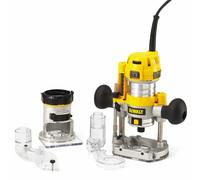 DeWALT D26204K-QS Combinaison Défonceuse Et Toupie Dans Un Coffret - 900 W - 6-8 Mm
