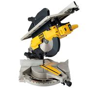 DeWALT D27113-QS Scie à table, à onglets et à onglets 1600 watts Puissance, avec lame, guide parallèle, capot de protection et plus encore