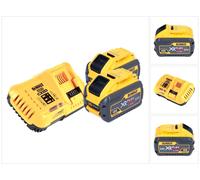 DeWalt DCB 118 Y2 Kit de démarrage sans fil 18 V / 54 V 2x XR FLEXVOLT Batterie 12 Ah + chargeur