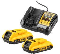 DeWALT DCB1104D2 Pack Chargeur DCB1104 + 18V 2x2,0Ah
