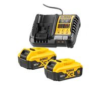 DEWALT Kit batterie DEWALT (2x 18V/5Ah plus DCB1104) Quantité:1