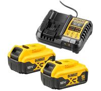 DEWALT Kit batterie DEWALT (2x 18V/5Ah plus DCB1104) Quantité:1