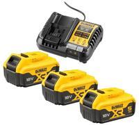 DeWALT DCB1104P3 Pack Chargeur DCB1104 + 18V 3x5,0Ah