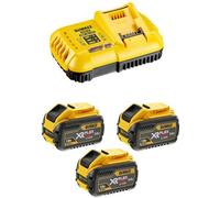 Dewalt DCB118X3 Pack énergie 54V/18V XR Flexvolt (3x9,0 Ah) avec chargeur rapid