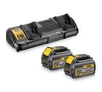 DeWalt DCB132T2 Set de démarrage 18V / 54V FlexVolt Li-Ion (2x batterie 6.0Ah) + chargeur double