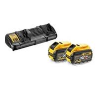 DeWalt DCB132X2 Set de démarrage 18V / 54V FlexVolt Li-Ion (2x batterie 9.0Ah) + chargeur double
