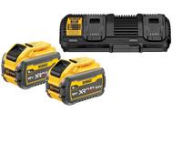 DeWalt DCB132X2 Set de démarrage 18V / 54V FlexVolt Li-Ion (2x batterie 9.0Ah) + chargeur double