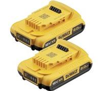 DeWalt DCB183D2-XJ 18V 2Ah Kit de Batteries