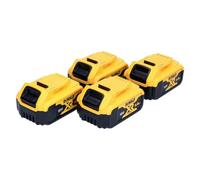 DeWalt DCB 184 P4 Pack de batteries 18 V 5,0 Ah / 5000 mAh 4 pcs. Batterie XR Li-Ion - avec indicateur de charge