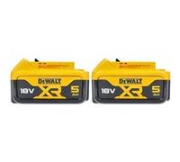 Dewalt DCB184-XJ Batterie lithium-ion XR 5 Ah, 18 V - noir/jaune - lot de 2