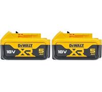 Dewalt DCB184-XJ Batterie lithium-ion XR 5 Ah, 18 V - noir/jaune - lot de 2