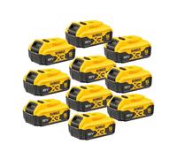 Dewalt DCB184P10 Lot de batteries 10 x DCB184 18V Li-Ion XR - 10 X 5.0Ah