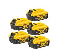 Dewalt DCB184P5 Lot de batteries 5 x DCB184 18V Li-Ion XR - 5 X 5.0Ah