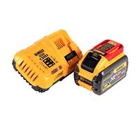 DeWalt DCB547 Batterie XR Flexvolt 9 Ah 18 V/54 V + chargeur rapide DCB118 Jaune