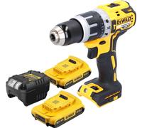 DeWalt DCD 796 D2 Perceuse-visseuse à percussion sans fil 18 V 70 Nm Brushless + 2x batterie 2,0 Ah + chargeur
