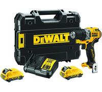 DeWalt - Perceuse visseuse compacte - Moteur brushless - 12V - 2AH li-ion Noir