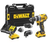Dewalt - Perceuse Visseuse à Têtes Multiples XR 12V 3Ah Li-Ion Brushless - DCD703L2T-QW