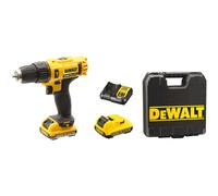 Dewalt - Dcd716d2-qw Dcd716d2-qw Dcd716d2-qw-xr 10.8v Marteau Perforateur 10mm 30nm Avec 2 Batteries Li-ion 2.0ah Et Valise, Noir/jaune, 3/8pollice