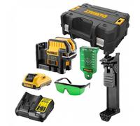 DeWALT DCE0825D1G Laser en croix a 5 points, vert, XR (10,8V/1x 2,0Ah)Tstak