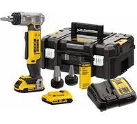 DeWalt DCE400D2-QW-Expander de Tube XR 18V avec 2 batteries 2Ah Li-Ion, y compris tête Ø16,20 et 25mm et mallette TSTAK.