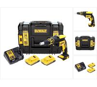 DeWalt DCF 620 D2 18 V Brushless Visseuse plaque de plâtre sans fil + Coffret TSTAK II + 2 x Batteries DCB 183 2,0 Ah + Chargeur DCB 115 XR