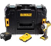 DeWalt DCF 809 D1T Clé à choc sans fil 18 V 190 Nm 1/4'' Brushless + 1x batterie 2,0 Ah + chargeur + TSTAK