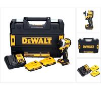 DeWalt DCF 850 ​​D2 Visseuse à chocs sans fil 18 V 205 Nm 1/4" brushless + 2x Batteries 2,0 Ah + Chargeur + Coffret TSTAK