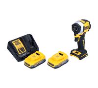 DeWalt DCF 850 E2 Clé à choc sans fil 18 V 205 Nm 1/4" Brushless + 2x batterie 1,7 Ah + chargeur