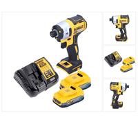 DeWalt DCF 887 E2 Clé à choc sans fil 18 V 205 Nm 1/4'' Brushless + 2x batterie 1,7 Ah + chargeur