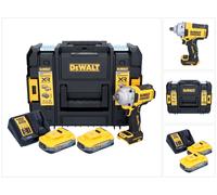 DeWalt DCF 892 H2T Clé à choc 18 V 813 Nm 1/2'' Brushless + 2x Powerstack batterie 5,0 Ah + chargeur + TSTAK