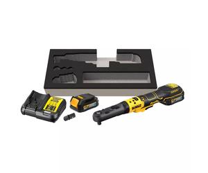 DeWALT DCF510E2G Jeu De Clés À Cliquet Coudées Sans Fil Li-ion 18 V (1 Batterie 1,7 Ah) Dans Un Insert - 3/8'“ Et 1/2”'