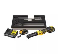 DeWALT DCF510E2G-QW Kit De Clés À Cliquet Coudées Sans Fil Li-ion 18 V (1 Batterie 1,7 Ah) Dans Un Coffret - 3/8'“ Et 1/2”'