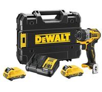 DeWALT DCF601D2-QW Visseuse a chocs 1/4"/ 8Nm, XR (12V/2x2,0Ah) Tstak