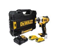 DeWalt DCF809D2T-QW Visseuse à percussion sans fil 18 V 2 Ah Noir/Jaune/Gris