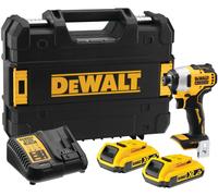 DeWALT DCF809D2T Visseuse a percussion sans fil 1/4" /190Nm XR (18V/2x2,0Ah) Tstak