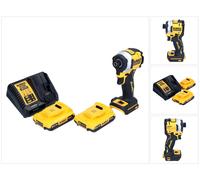DeWalt DCF850D2 Visseuse à choc sans fil 205Nm 1/4" Brushless 18V + 2x Batteries 2,0Ah + Chargeur