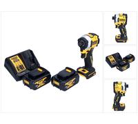 DeWalt DCF850M2 Visseuse à choc sans fil 205Nm 1/4" 18V Brushless + 2x Batteries 4,0Ah + Chargeur