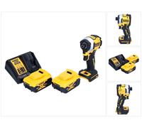 DeWalt DCF850P2 Visseuse à chocs sans fil 205Nm 1/4" 18V Brushless + 2x Batteries 5,0Ah + Chargeur