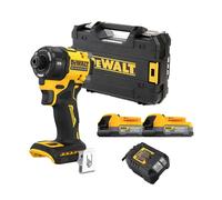 Dewalt DCF870E2T-QW Visseuse à chocs Hydraulique XR 18V 1/4″ Brushless 2 x 1,7Ah PowerStack + chargeur en Coffret TSTAK