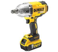 DEWALT DCF899P2-GB Autre Boulonneuse à chocs 950Nm + 2 batteries 18V 5Ah Li-ion + coffret, Norme