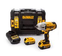 DeWALT DCF899P2 - Set Clé À Choc Li-Ion 18V (2x Batterie 5.0Ah) Dans Coffret TSTAK - 1625Nm - Moteur Brushless