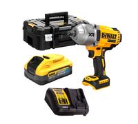Dewalt DCF900H1T-QW Boulonneuse à chocs 18V XR 1/2 1396Nm 1X5Ah POWERSTACK en coffret TSTAK