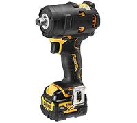 DEWALT DCF901P1G-QW Visseuse à percussion sans fil 1/2"" 12 V, 1 batterie 5 Ah, chargeur rapide, protection contre les chocs, insert