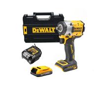 Dewalt DCF921E1T-QW Clé à Chocs 1/2 406Nm 18V XR + 1X1.7Ah POWERSTACK + chargeur en Coffret TSTAK II