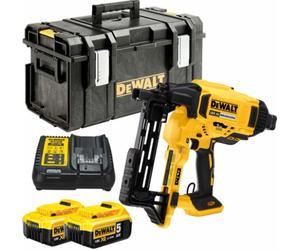 DeWALT DCFS950P2-QW L'agrafeuse pour grillage 50 mm XR (18V/2x5,0Ah) Tstak